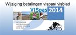 Wijziging betalingen vispas/visblad.