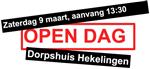 Zaterdag 9 maart 2019 - OPEN DAG